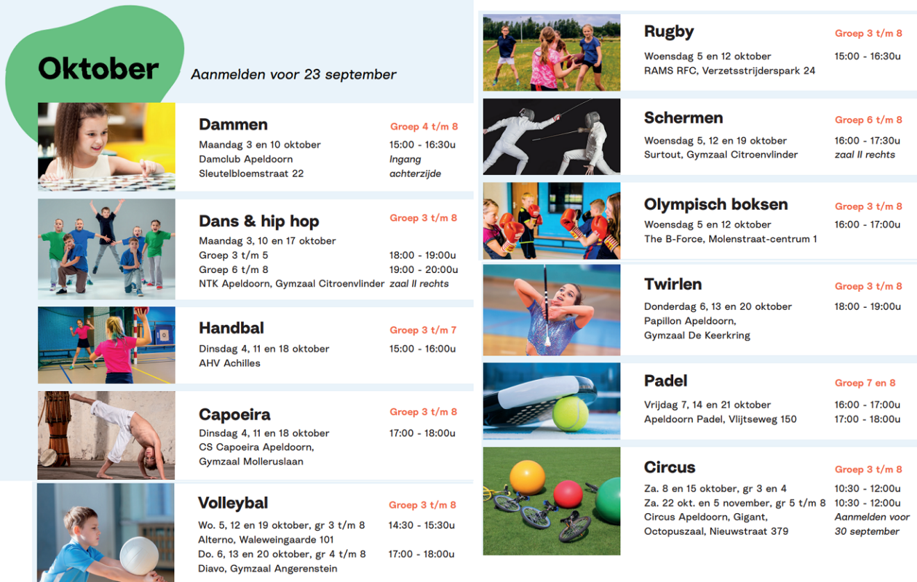 Sport van de maand