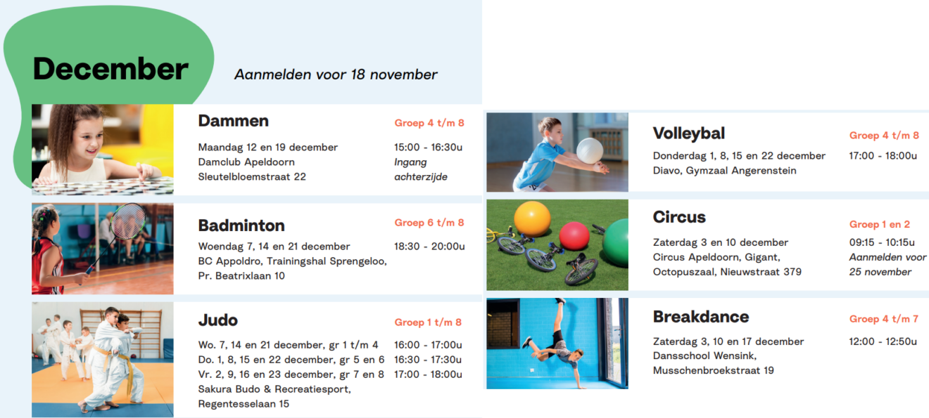 Sport van de maand